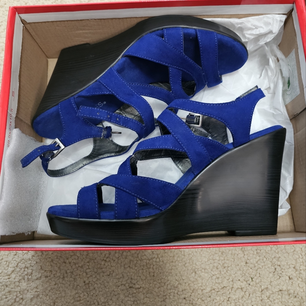 Aerosoles Blue Wedge Heel
